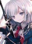 The Little Girl Raised By Death Hold The Sword Of Death Tight cover